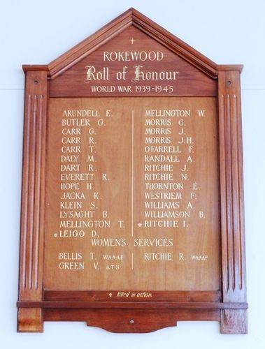 Rokewood Honour Roll : 03-April-2013