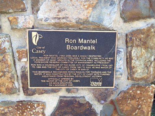 Ron Mantel Inscription : March 2014