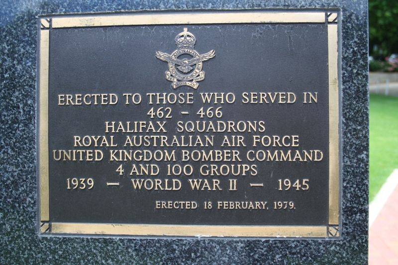 462-466 Squadron Plaque : 16-November-2014