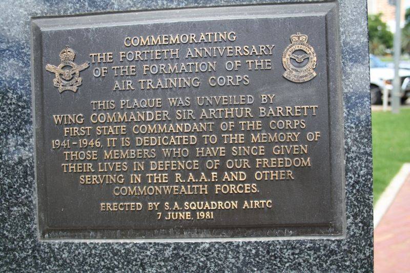Air Training Corps Plaque : 16-November-2014