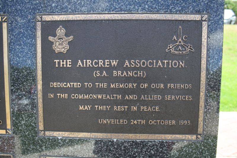Commonwealth & Allied Service Plaque: 16-November-2014