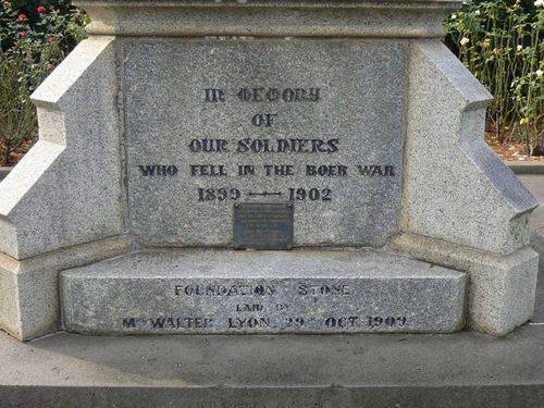 Sale Boer War Memorial