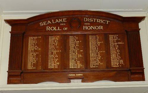 Sea Lake District Roll of Honour : 22-March-2013