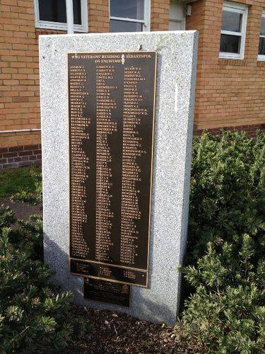 Sebastopol WW2 Honour Roll : October 2013