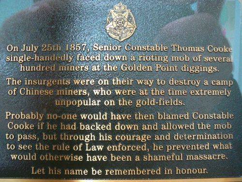 Senior Constable Thomas Cooke : 28-May-2011
