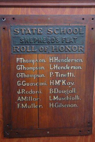 Shepherds Flat State School Honour Roll : 08-June-2013