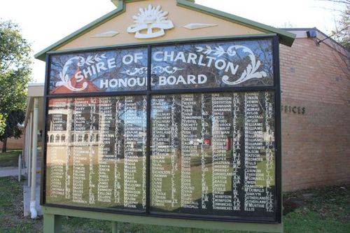 Shire of Charlton Honour Board : 19-July-2011