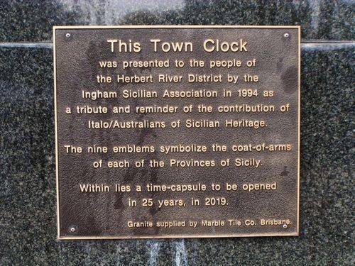 Sicilian Clock Plaque
