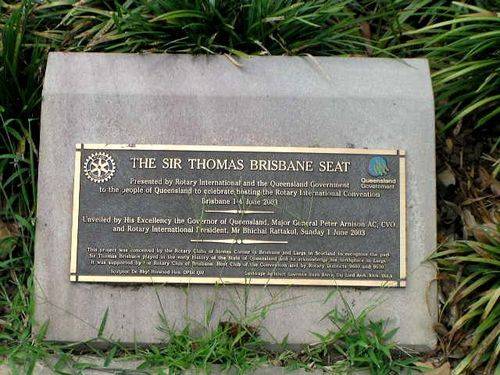 Sir Thomas Brisbane  Plaque