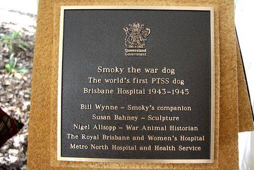 Smoky The War Dog Plaque