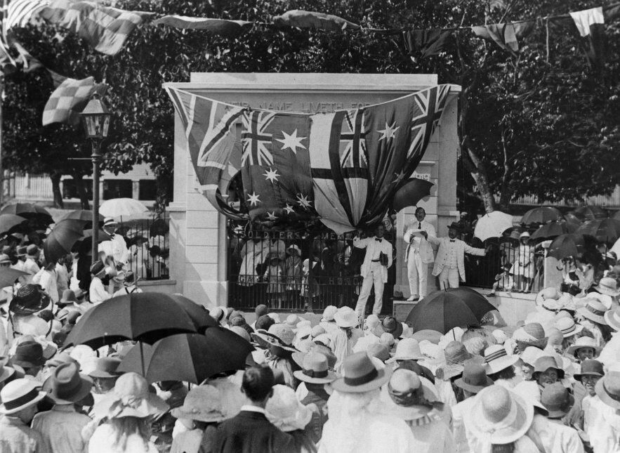 09-December-1921 : Unveiling (State Library of Queensland)
