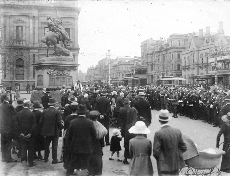 1922 : Memorial service : State Library of South Australia - PRG-280-1-32-138