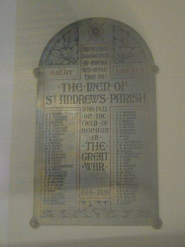 St Andrews Kirk Memorial Window