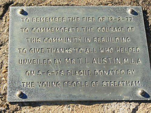 Streatham Bushfire Memorial