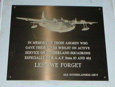 Sunderland Squadrons Plaque