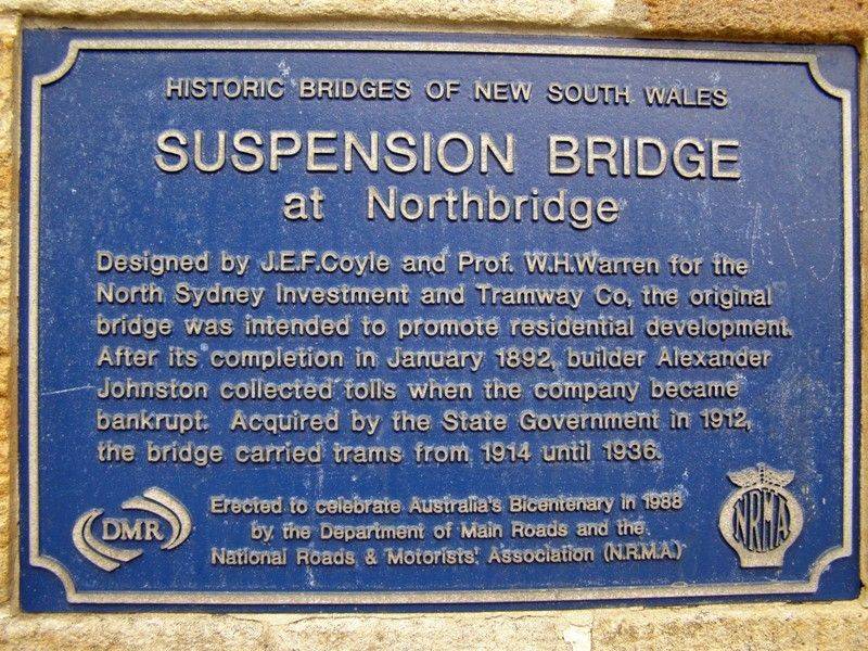 Historic Bridges Plaque : 05-June-2013