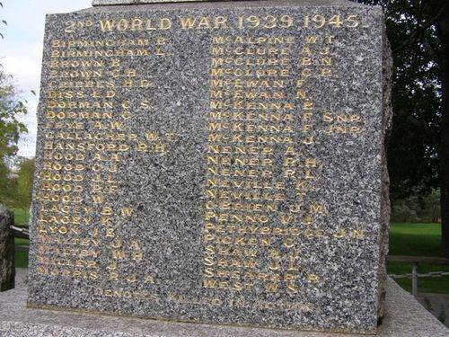 WW2 Honour Roll : 15-04-2014