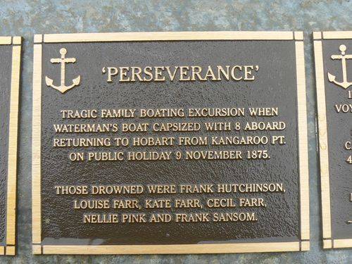 Perseverance Plaque : 2007