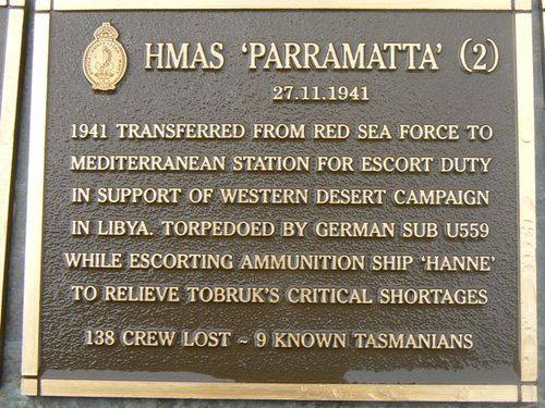 Naval Plaque : Hmas Parramatta 2 : 2007