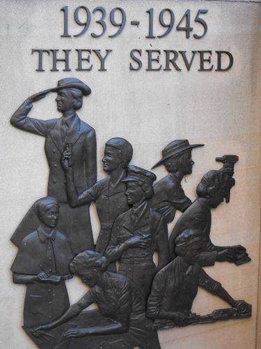 They Served Bronze Relief