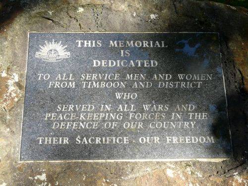 Timboon War Memorial : 11-May-2013
