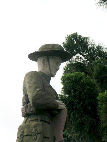 Tingalpa War Memorial Digger