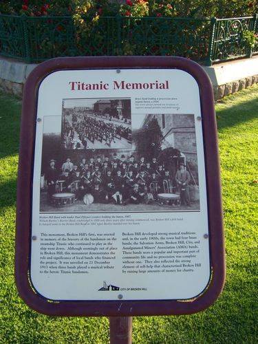 Titanic Bandsmen Memorial : 15-June-2008