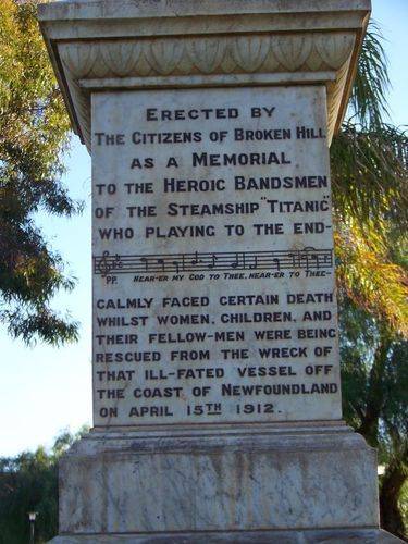 Titanic Bandsmen Memorial : 15-June-2008