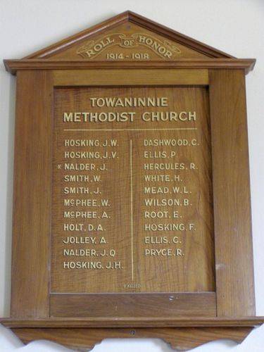Methodist Church Honour Roll : 07-04-2014