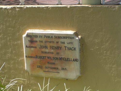 Tyack Dedication Plaque