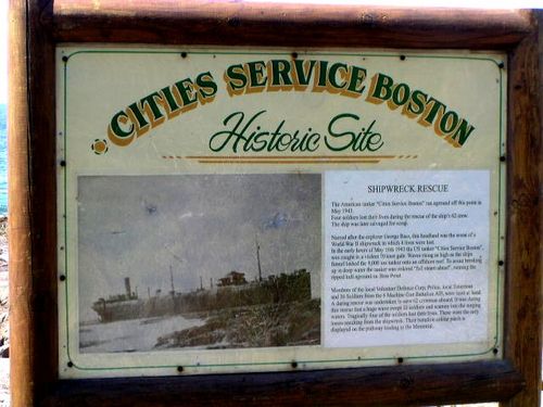 US Cities Service Boston-Historical Plaque