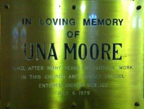 Una Moore : 18-July-2012