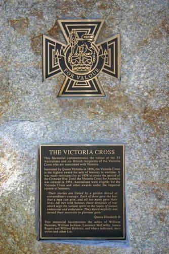 Victoria Cross Inscription Plaque : December 2013