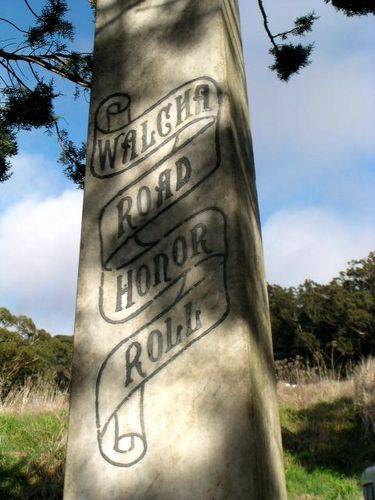 Walcha Road War Memorial Closeup