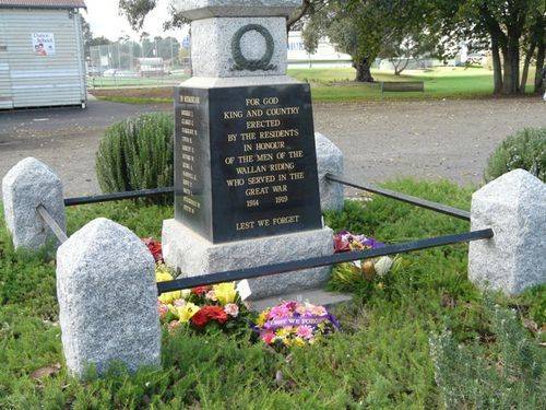 Wallan War Memorial : 13-May-2012