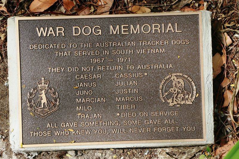 War Dog Memorial | Monument Australia