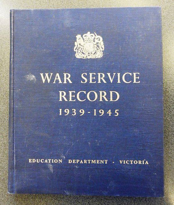 Education Department - War Service Record | Monument Australia