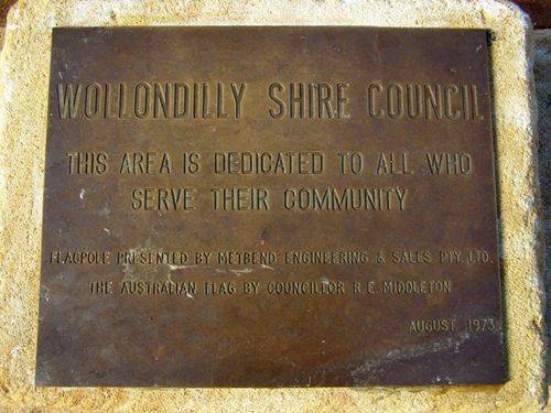 Area dedication plaque 1973: 14-June-2014