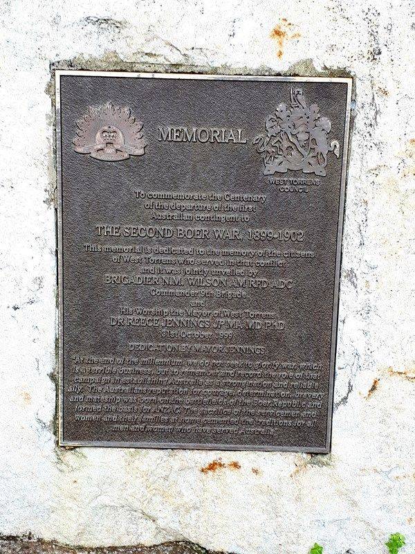 West Torrens Boer War Memorial
