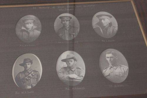 Wilkawatt World War One Honour Roll (Deceased) : 16-September-2012