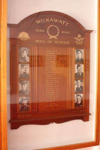 Wilkawatt World War Two Honour Roll : 16-September-2012