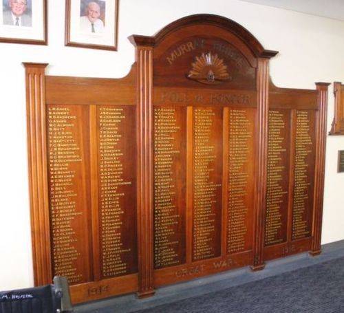 World War One Honour Board : 06-May-2012