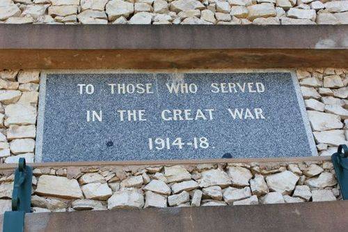 World War One Memorial : 13-October-2012