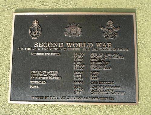 World War Two Plaque : 28-September-2012