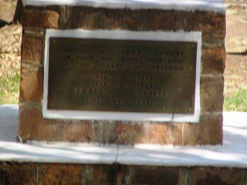 Wyndham War Memorial Inscription