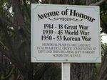 Albany Avenue of Honour Sign