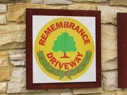 Remembrance Driveway Logo