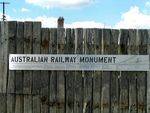 Australian Railway Monument-Sign