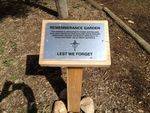 Bannockburn Remembrance Garden Plaque : 27-09-2013