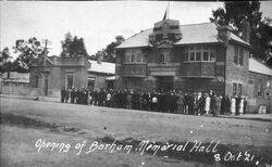 Opening of Barham Memorial Hall - State Library of NSW FL1703486